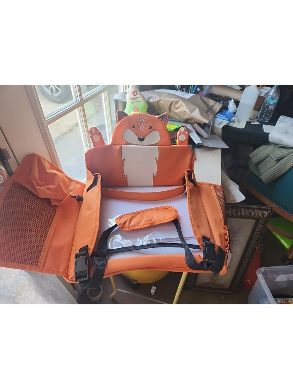Kids Portable Travel And Gaming Table Fox Auto Car Seat!